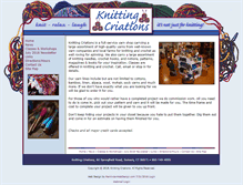Tablet Screenshot of knittingcriations.com